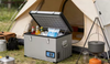 AC/DC 12V/24V Stainless Steel 95L Electric Compressor Freezer Refrigerator Car Home Use