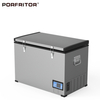 AC/DC 12V/24V Stainless Steel 95L Electric Compressor Freezer Refrigerator Car Home Use
