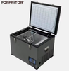 AC/DC 12V/24V Stainless Steel 95L Electric Compressor Freezer Refrigerator Car Home Use