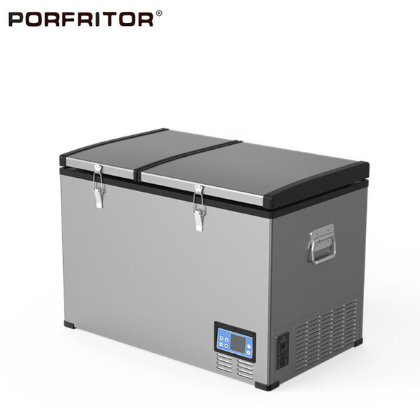 Large Metal DC Refrigerator