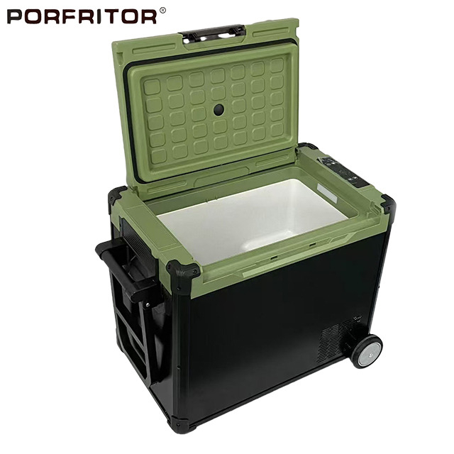 Car Fridge with cutting board