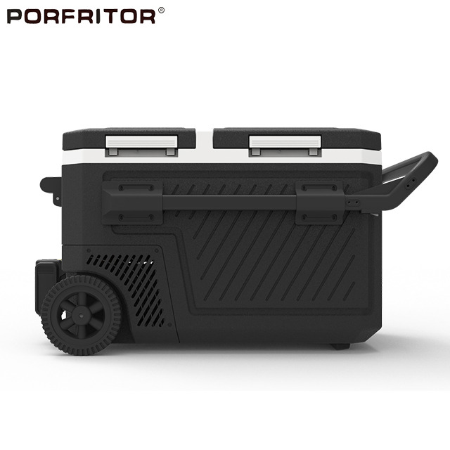 12V Camping Refrigerator With Wheel