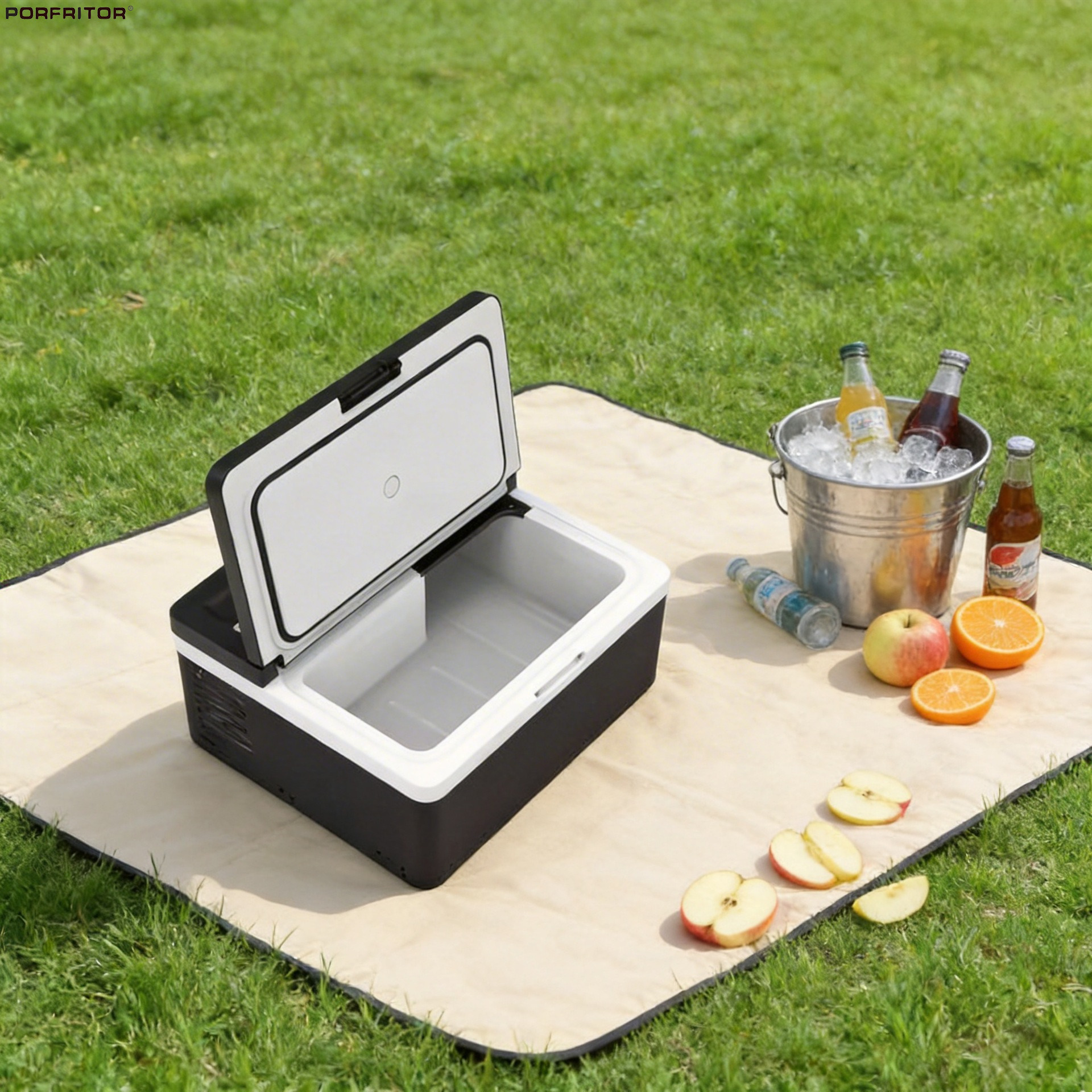  AC/DC 12V 24V Portable Mini Sturdy Truck Freezer For RV Caravan Camping