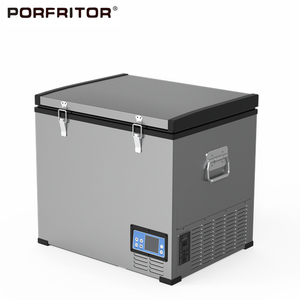 60L 12V/24V 100-240V Metal Housing DC Refrigerator Chest Freezer For Yacht