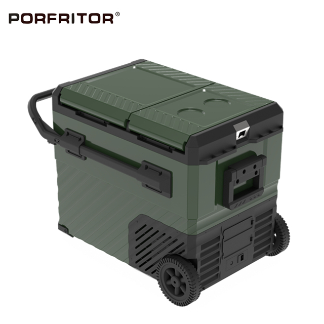 Dual Zone 12v Fridge Freezer -20 To 20 Centigrade for Outdoor Camping Fishing 