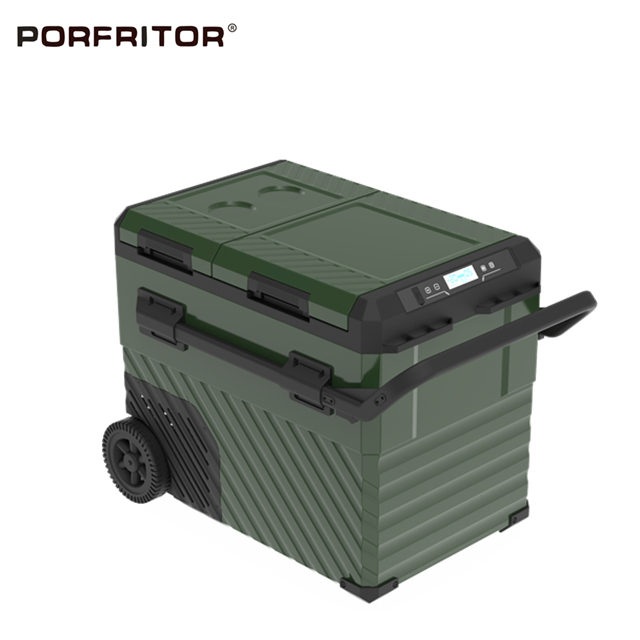 Dual Zone 12v Fridge Freezer -20 To 20 Centigrade for Outdoor Camping Fishing 