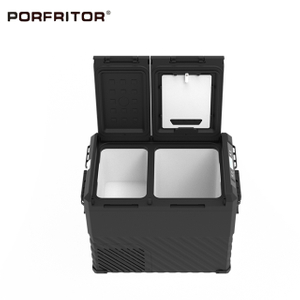 Dual Door Plug in Coolers 12v 24v Portable Fridges for Vehicles And Outdoor Activitiies