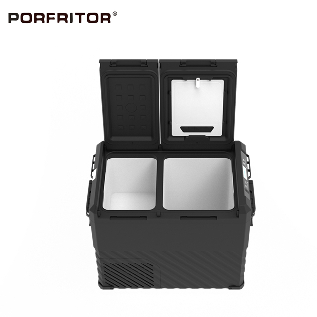 Dual Door Plug in Coolers 12v 24v Portable Fridges for Vehicles And Outdoor Activitiies