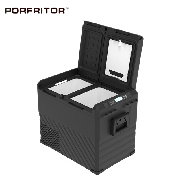 Dual Door Plug in Coolers 12v 24v Portable Fridges for Vehicles And Outdoor Activitiies