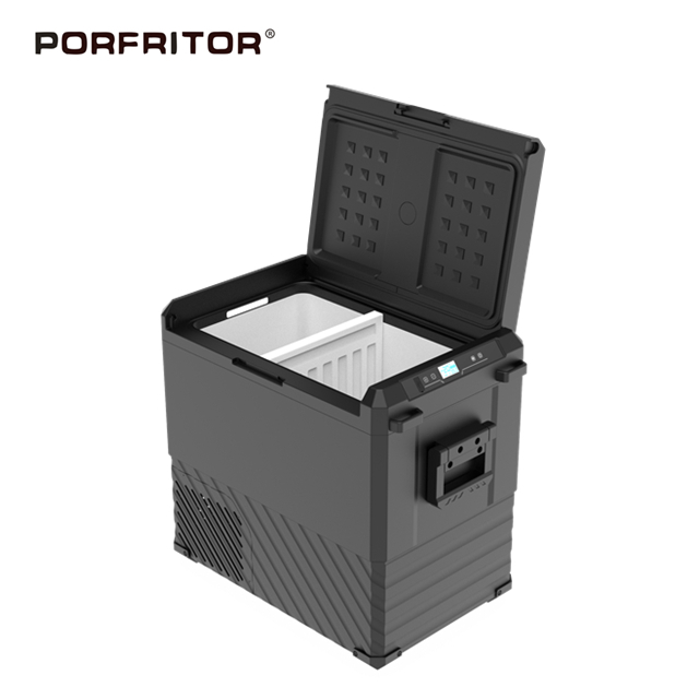 Car Fridge 60L Portable Freezer 12V Car Refrigerator with Compressor Cooling12/24V DC & 110-240V AC for Camping, Travel, Truck, RV & Home 