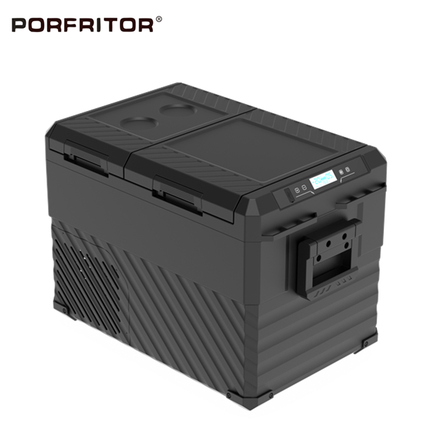 Double Door Electric Portable Frige Freezer Cooler for Camping