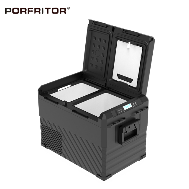 Double Door Electric Portable Frige Freezer Cooler for Camping