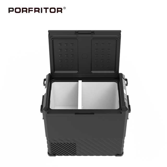 Car Fridge 60L Portable Freezer 12V Car Refrigerator with Compressor Cooling12/24V DC & 110-240V AC for Camping, Travel, Truck, RV & Home 