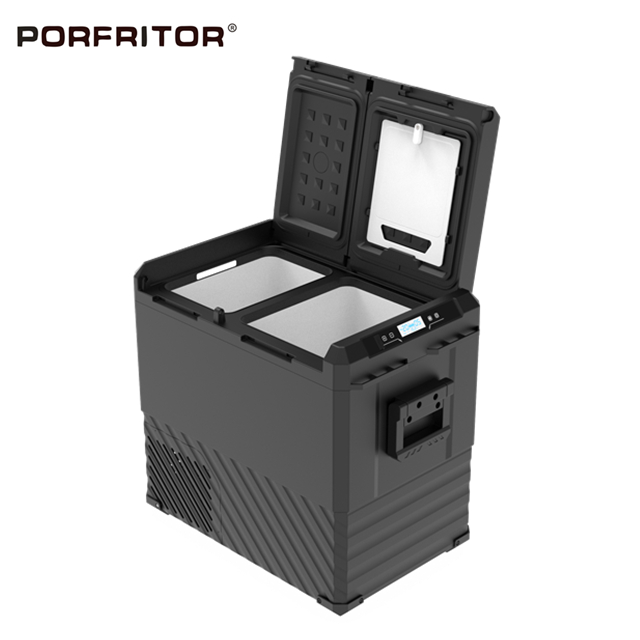 35L/45L/55L Double Door Travel Fridge Compressor Cooler Box For Car Truck And Camping